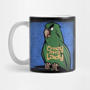 Crazy Parrot Lady Design - Bird Lover's Delight Mug